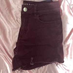 american eagle jean shorts